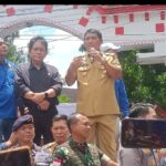 Sambut Aksi Buruh, Gubernur Sulut Hadir dan Beri Pidato di Depan Kantor Gubernur