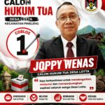 Diisukan Diminta Mundur oleh Pesaing, Joppy Wenas Tegaskan Tetap Maju di Pilhut Desa Lotta
